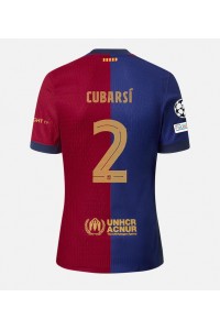 Barcelona Pau Cubarsi #2 Voetbaltruitje Thuis tenue 2024-25 Korte Mouw